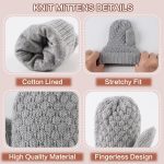 Baby Knit Mittens Toddler Boys Girls Gloves Winter Infant Newborn No Scratch Mitten 0-3 Years - Image 3